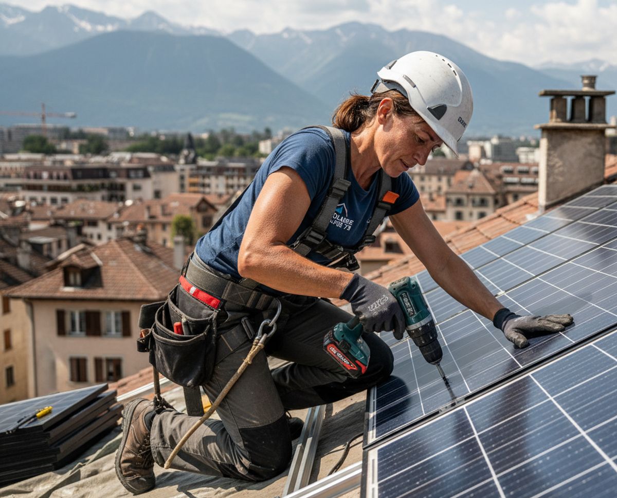 installateur de panneaux solaires à Chambéry